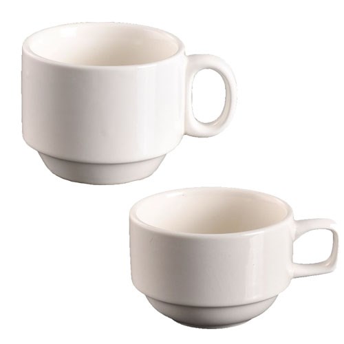 ZF100105 - Basics Stackable Cups White
