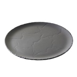 Basalt Round Plate Black 285mm