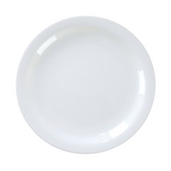 Echelon Narrow Rim Plate White 163mm