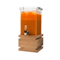 Beverage Dispenser with Bamboo Base 3.8L