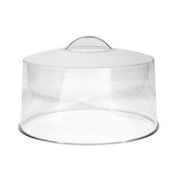 1824020 - Tenton Clear Acrylic Molded Handle Cake Cover