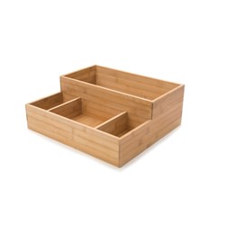 Rosseto Condiment Tray Large Bamboo 406x375x152mm