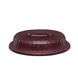 Dimensions High Heat Dome Plate Lid Burgundy 230mm