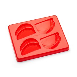 Silicone Food Mould & Lid Sliced Meat 4 Portions