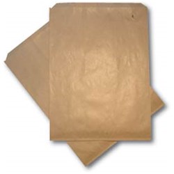 Flat Paper Bag Brown No. 2 213x200mm