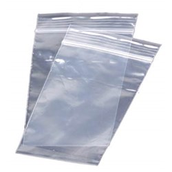 Plastic Klickseal Bag Clear 255x205mm 50um