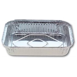Rectangle Foil Catering Tray 314x254x50mm 3300ml