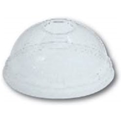 Plastic Cup Dome Holed Lid Suits 340/425/620ml