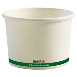 Biobowl Paper Bowl White 473ml