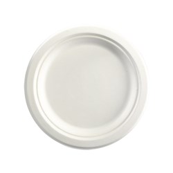 Biocane Round Plate White 225mm