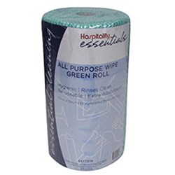 All Purpose Wipes Roll Green 300mm