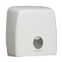 Aquarius Plastic Jumbo Toilet Roll Dispenser White 278x144x285mm