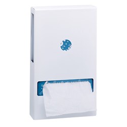 Costsaver Interfold Enamel Toilet Tissue Dispenser White