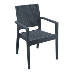 Ibiza Arm Chair Anthracite 460mm