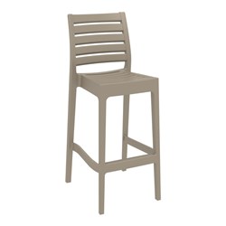 Ares Bar Stool 75 Taupe 750mm