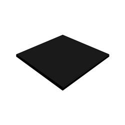 Black Tabletop Square 600mm