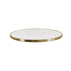 Marble Bistro Tabletop Round 600mm