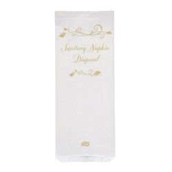 5644065 - Botanicals Disposable Paper Sanitary Napkin Bag White