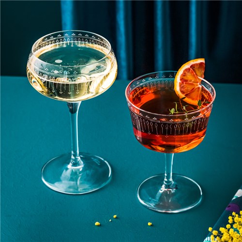 Art Deco Cocktail Coupe Glass 250ml