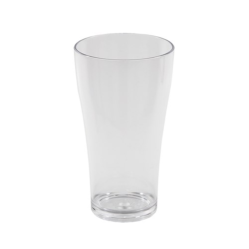 Conical Beer Polycarbonate Plastic Glass Certified