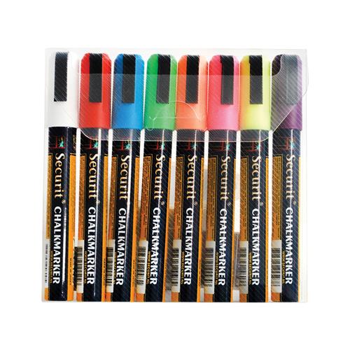 Liquid Chalk Marker Set Multicolour Medium Nib 2-6mm