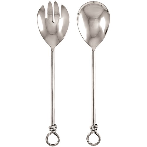 Stainless Steel Knot Salad Serving Set