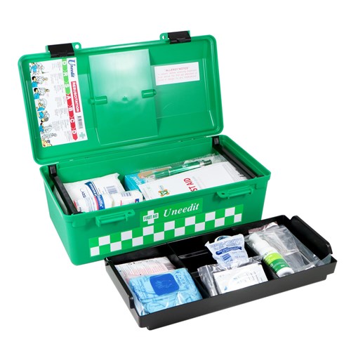 First Aid Kit Standard Work Place Plastic Portable