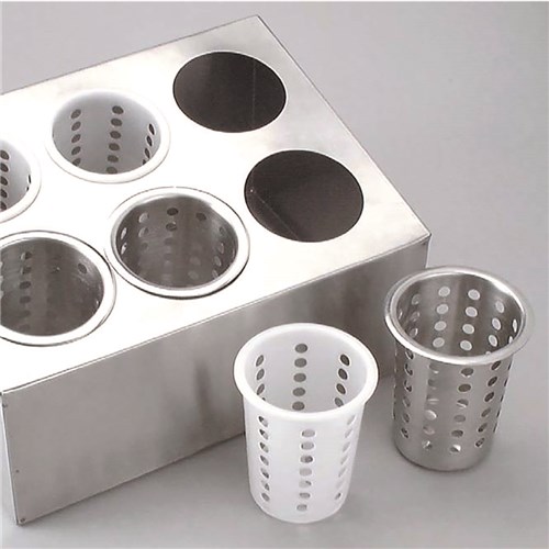 6 Hole Stainless Steel Cutlery Holder