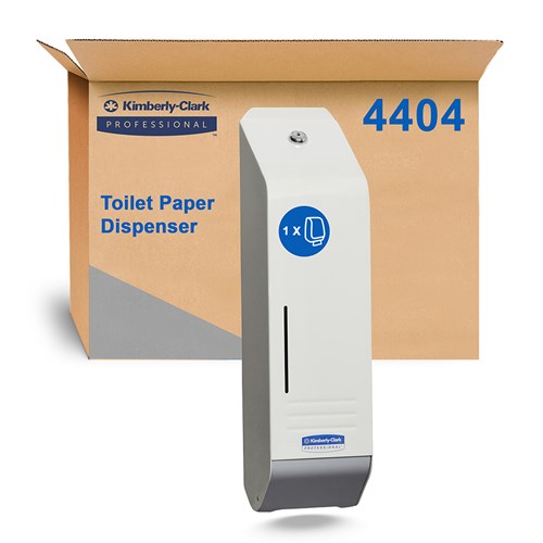 Interleaf Enamel Toilet Tissue Dispenser White 120x117x467mm 3697230