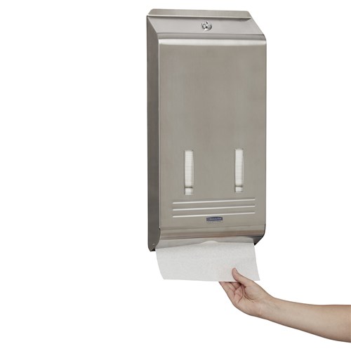 Stainless Steel Paper Hand Towel Dispenser Silver