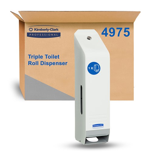 Enamel Toilet Roll Dispenser White 3697600