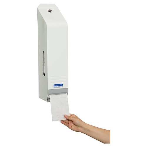 Enamel Toilet Roll Dispenser White