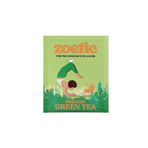 ZOETIC GREEN TEA ENVELOPE TEA BAGS