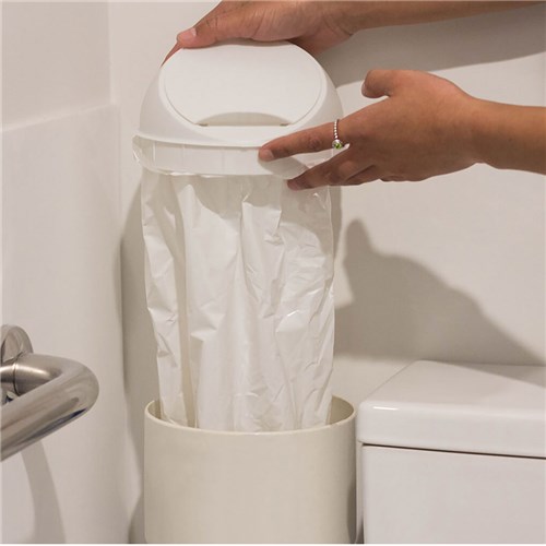 Plastic Sanitary Disposal Unit Cartridge White 13l