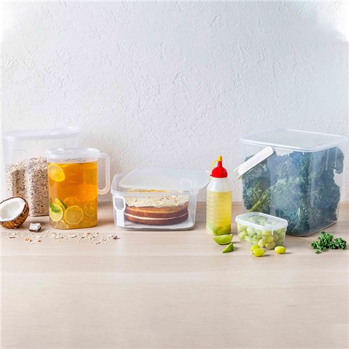 Tellfresh Square Container With Cake Lifter 6L 262x262x120mm