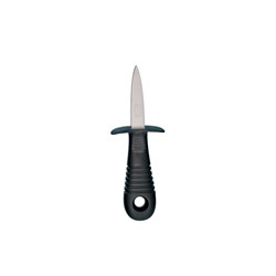 Oyster Knife with Guard Black 150X60mm