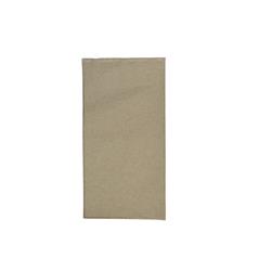 A La Carte Quilted Paper Dinner Napkins 1/8 Fold Kraft Brown 400mm