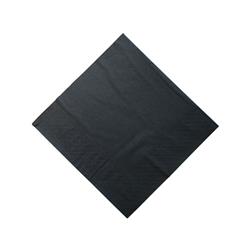 Paper Lunch Napkin Black 1/4 Fold 300x300mm