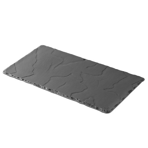 Basalt Rectangular Plate Black 300x160mm