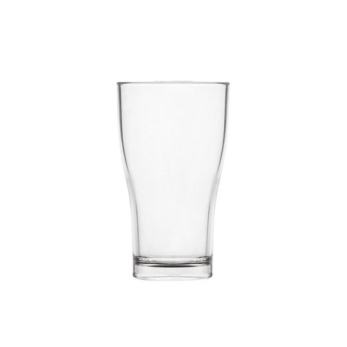 Conical Pint Beer Nucleated Polycarbonate Plastic Glass Certified 570ml