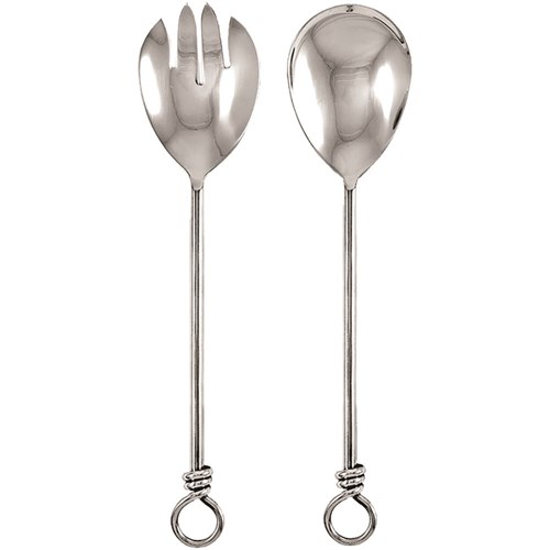 Stainless Steel Knot Salad Serving Set