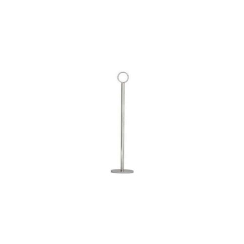 Table Number Stand & Ring Clip Round Chrome 300mm
