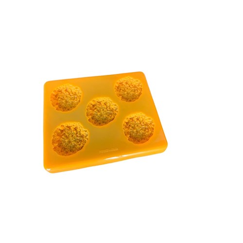 Silicone Food Mould & Lid Rice 5 Portions