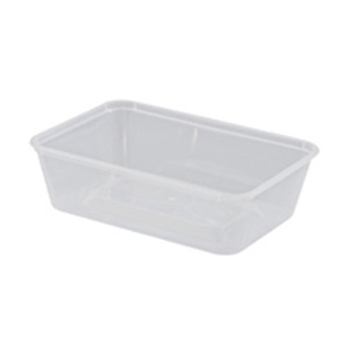 Plastic Rectangle Container Clear 650ml