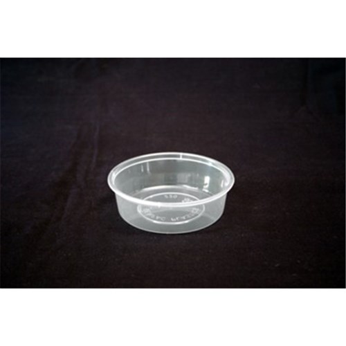 Plastic Round Container Clear 220ml