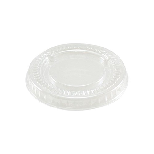 Plastic Portion Cup Lid Clear Suits 96/118ml