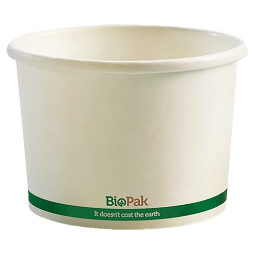 Biobowl Paper Bowl White 240ml