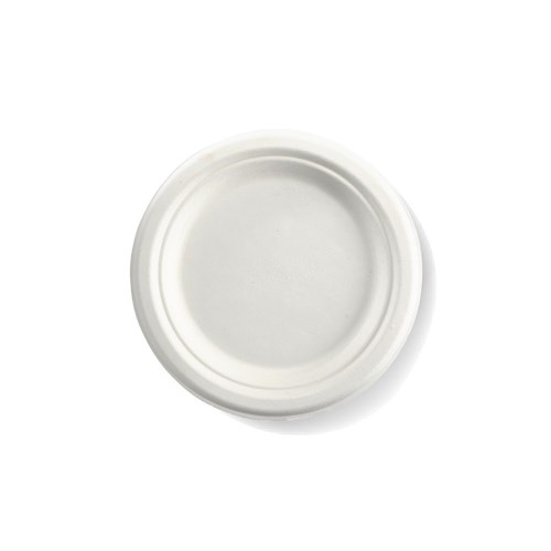 Biocane Round Plate White 180mm