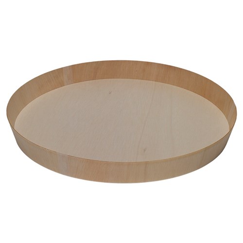 Wooden Veneer Round Platter 406mm