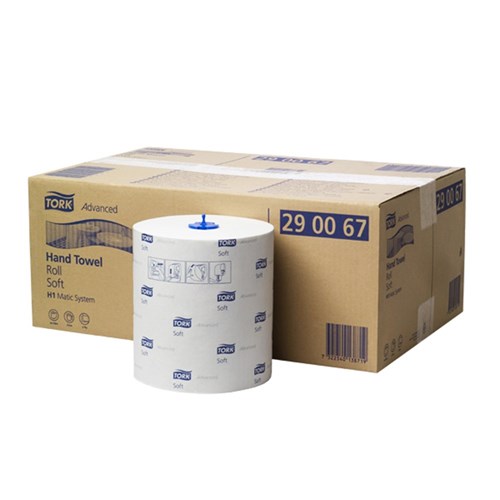 Tork Matic Advanced Soft Paper Hand Towel Roll White 2ply 150m